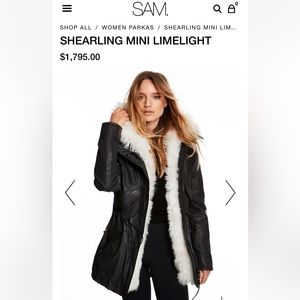 SAM NY fur coat